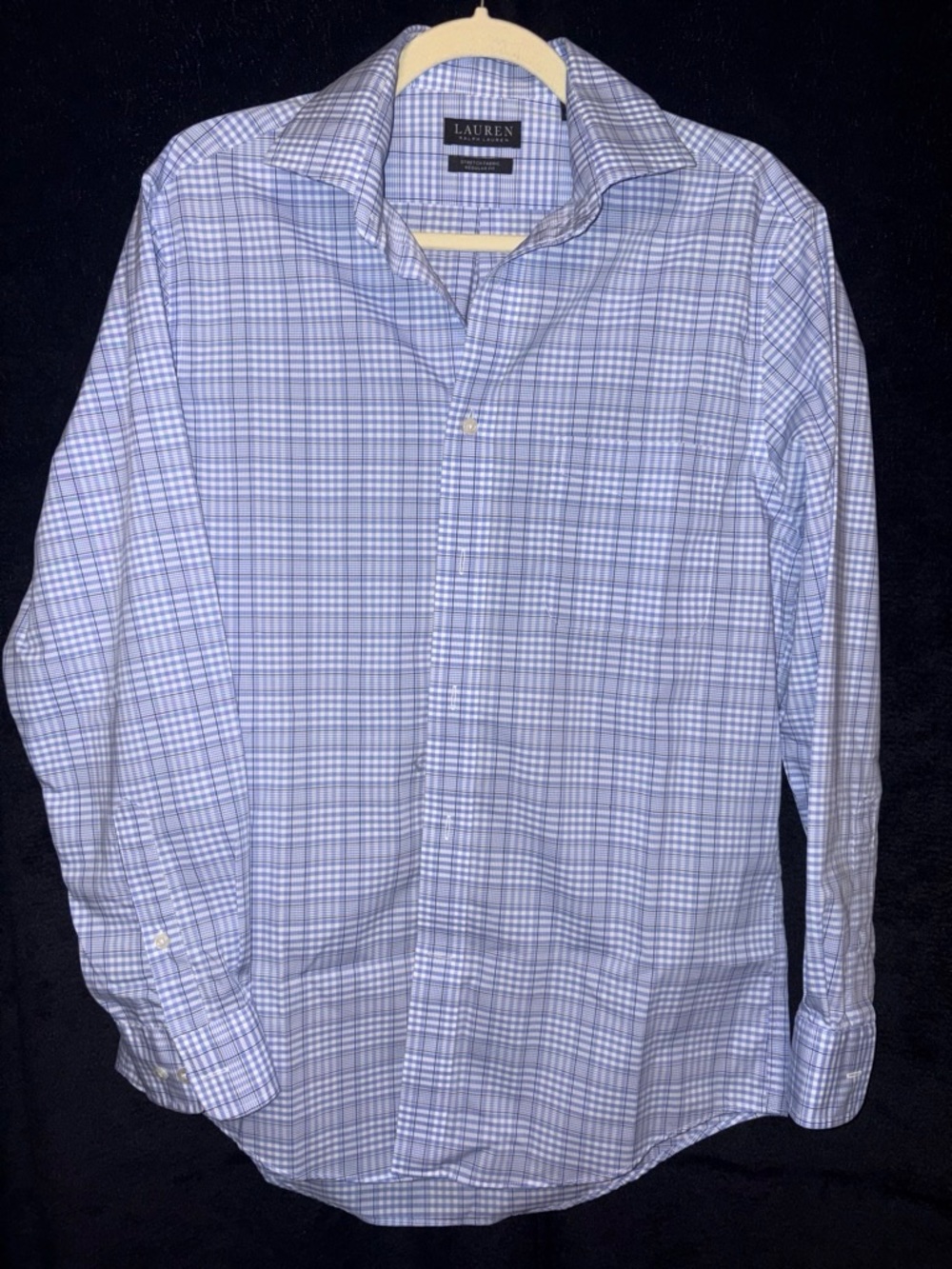 Lauren Ralph Lauren Stretch Fabric Regular Fit Shirt 16-16.5 32/33 EUC Preppy…